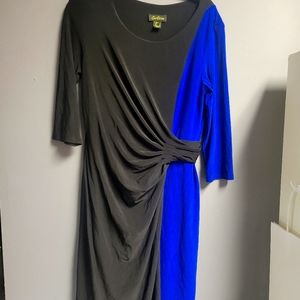 Cartise, sizes 4, 6, 8, and 12, blue/Black dress